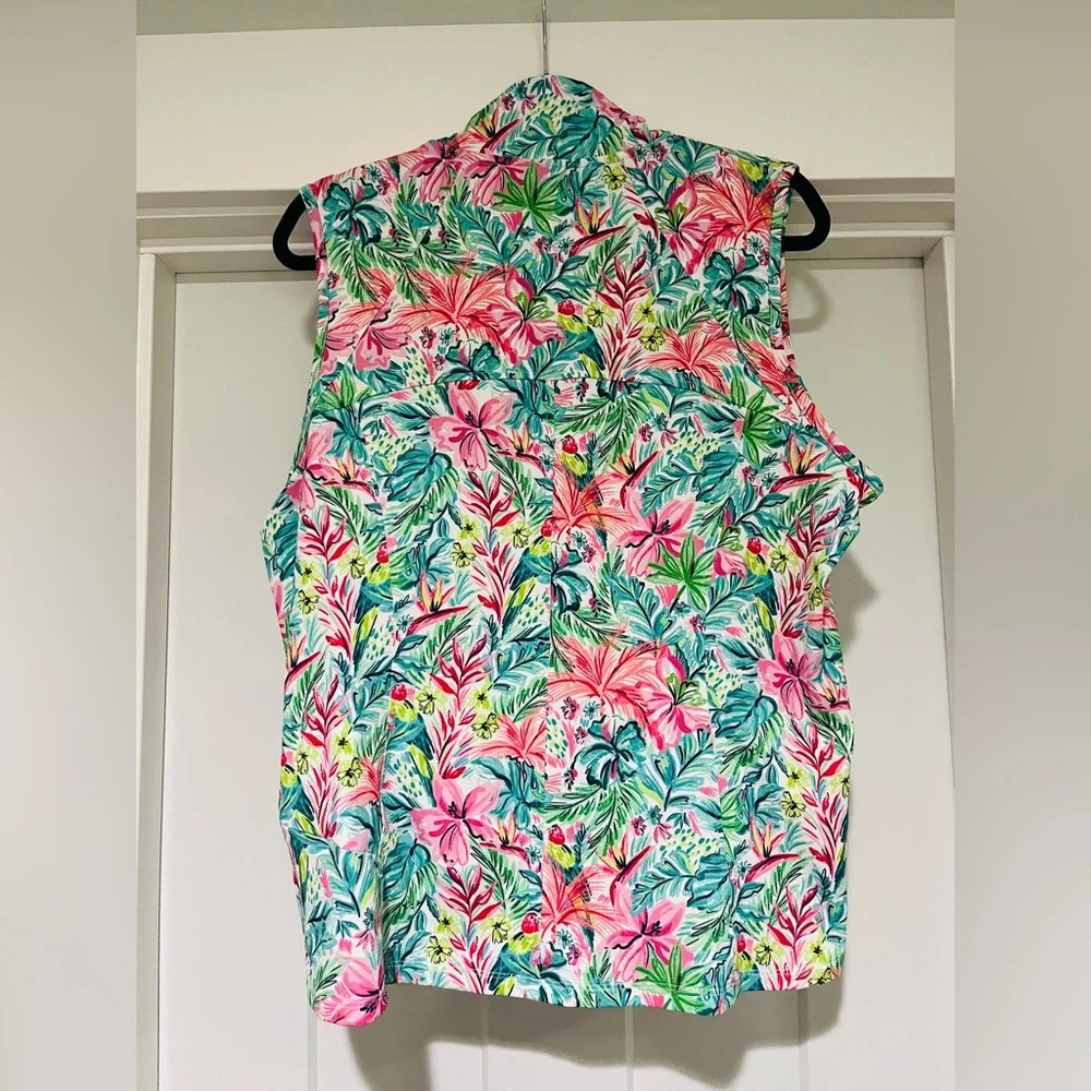 Stella Parker Sleeveless Golf Shirt/Polo. Size XL. - Picture 2 of 3